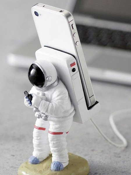 宇航员手机充电支架